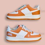 Nike Air Force 1 x Louis Vuitton Orange Casual Sneakers For Men