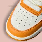 Nike Air Force 1 x Louis Vuitton Orange Casual Sneakers For Men