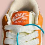 Nike Air Force 1 x Louis Vuitton Orange Casual Sneakers For Men