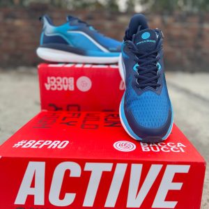 Bacca Bucci Men's Blue Running Shoes | Lightweight Breathable Sports Sneakers for Gym, Walking & Casual Wear