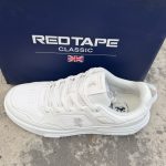 Redtape Classic White Casual Sneakers for Men | Premium Comfort & Stylish Everyday Wear
